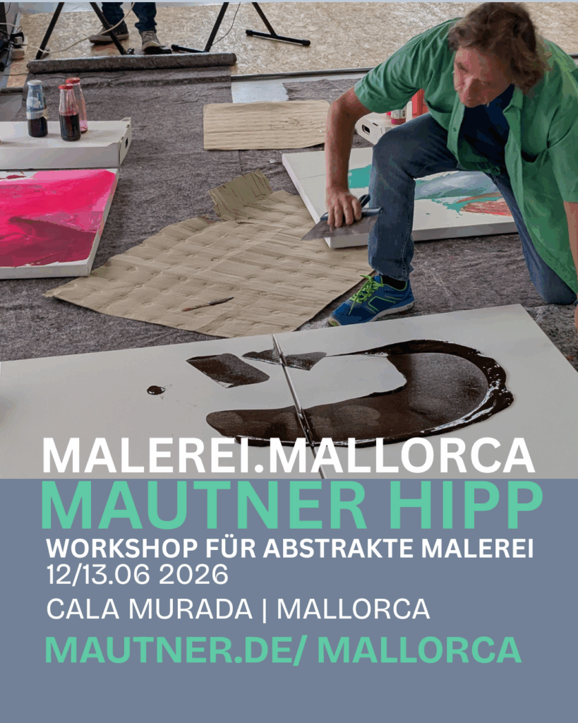 Workshop für abstrakte Malerei auf Mallorca